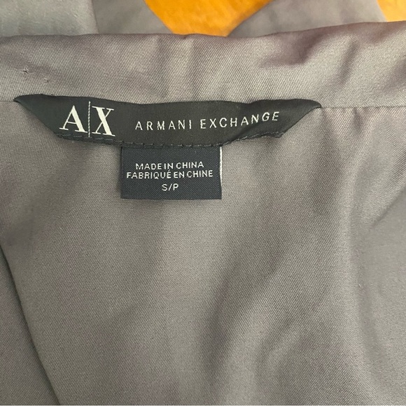 Armani Exchange | grey layered anorak jacket - Picture 4 of 5